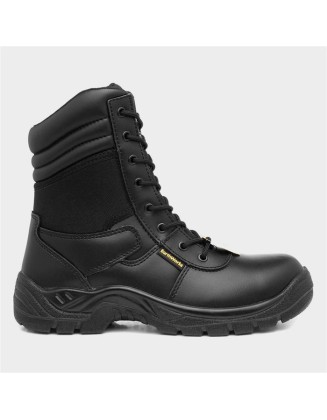 EarthWorks Safety Nail Mens Black Lace Up Safety Boot