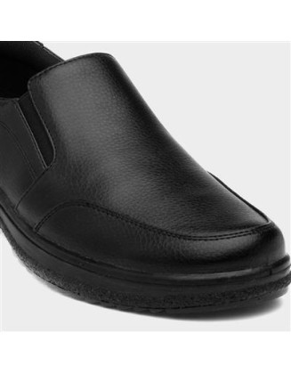 Hobos Buster Mens Black Slip On Shoe